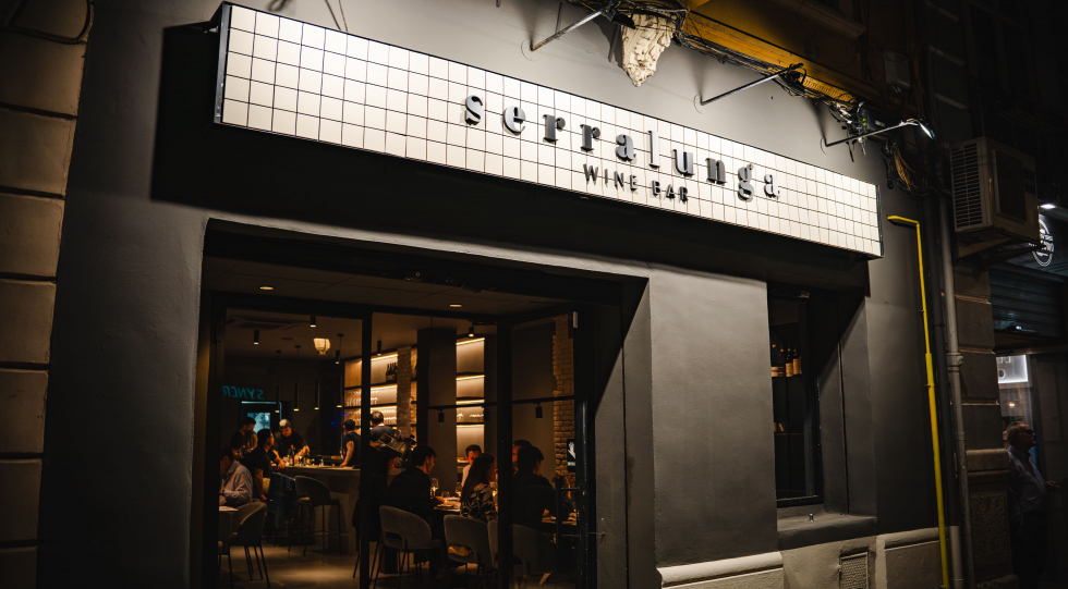 Serralunga Wine Bar, a restaurant and wine bar in Valencia, Spain.