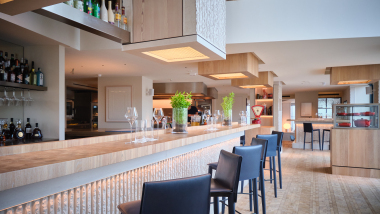 Interior of restaurant Azurite, Delft, the Netherlands