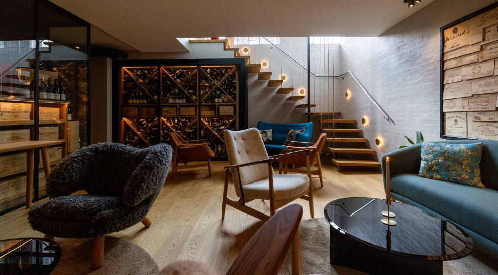 Interior of Pearl By Paul Proffitt, Kruså, Denmark.
