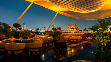 Interior at Sushisamba Abu Dhabi, United Arab Emirates.