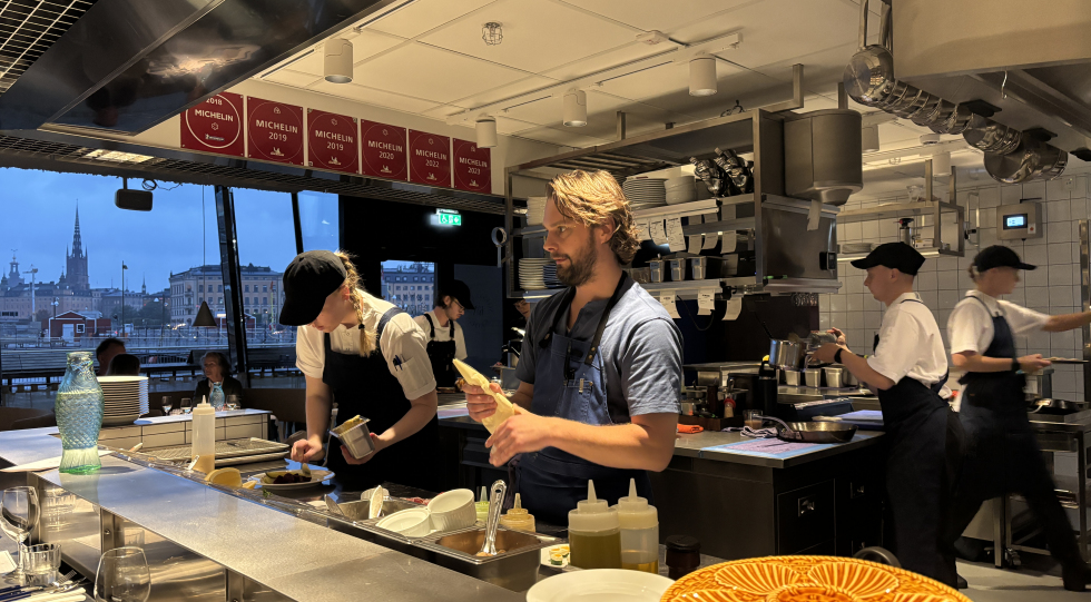 Kitchen at Krog Agrikultur, Stockholm, Sweden.