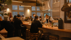Kaagman & Kortekaas, a restaurant in Amsterdam, Netherlands.
