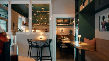Interior at Bar Arsenalen, Stockholm, Sweden.