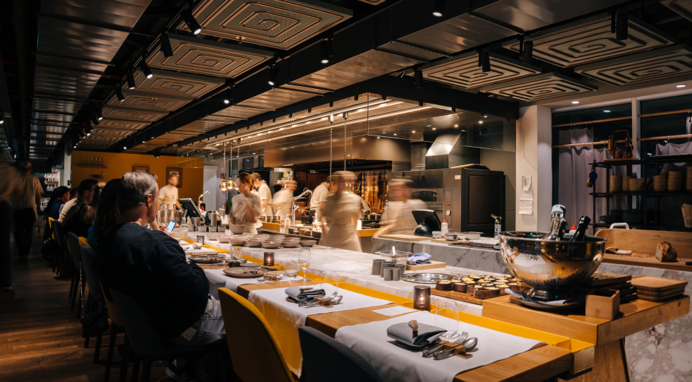 Restaurant Wils, a wine bar in Amsterdam, Netherlands.