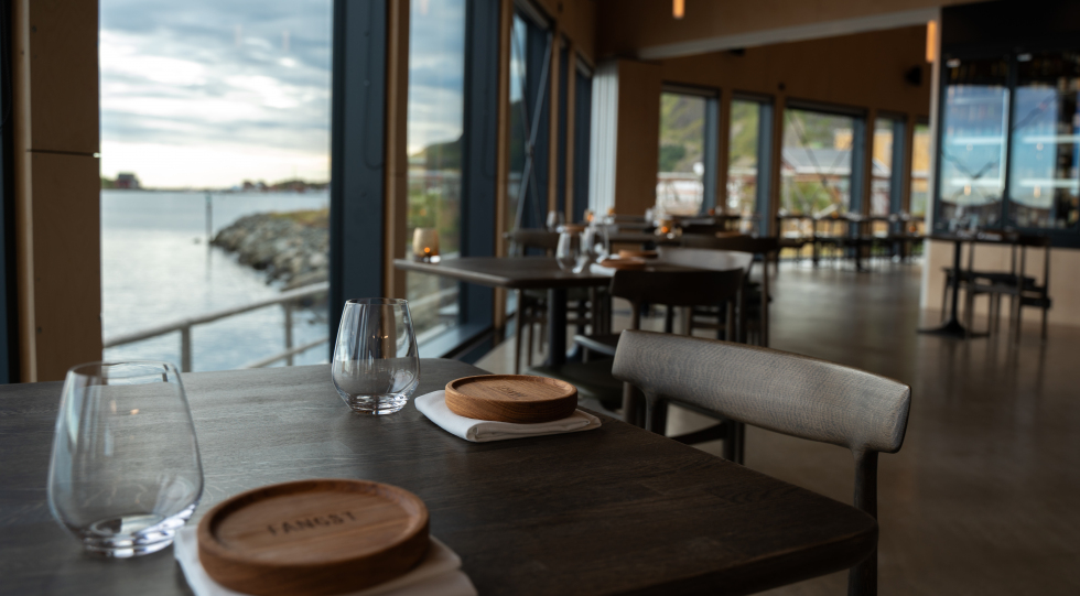 Restaurant Fangst - Hattvika Lodge, a hotel in Norway.