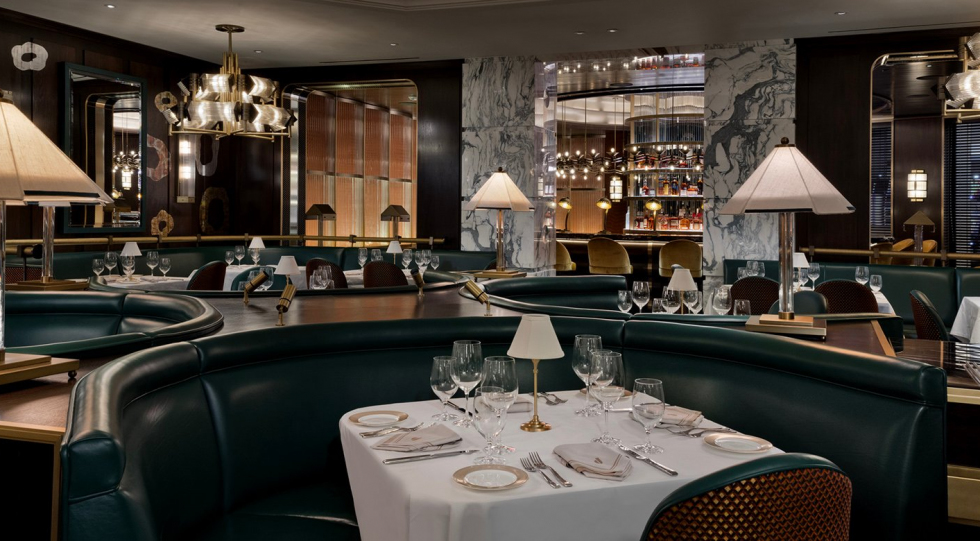 Interior of Don's Prime restaurant, Las Vegas, USA.