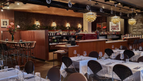 Restaurant La Fonda , a wine bar in Cologne, Germany.