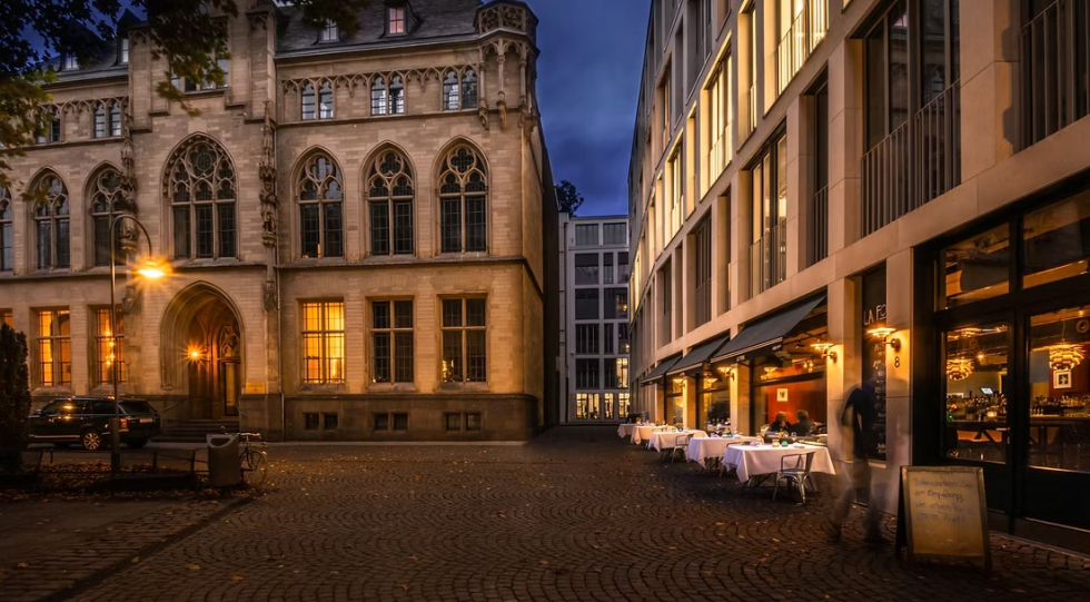 Restaurant La Fonda , a wine bar in Cologne, Germany.