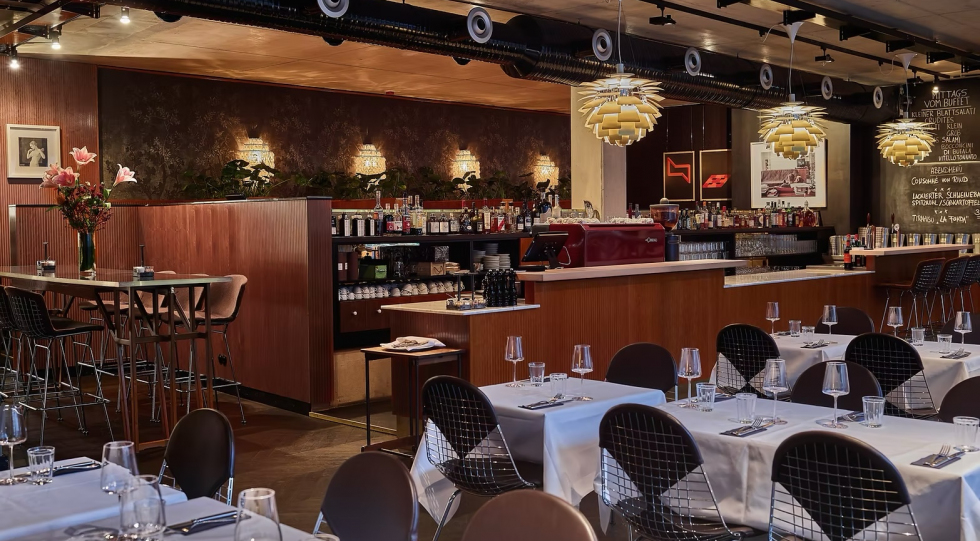Restaurant La Fonda , a wine bar in Cologne, Germany.
