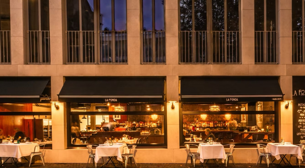 Restaurant La Fonda , a wine bar in Cologne, Germany.