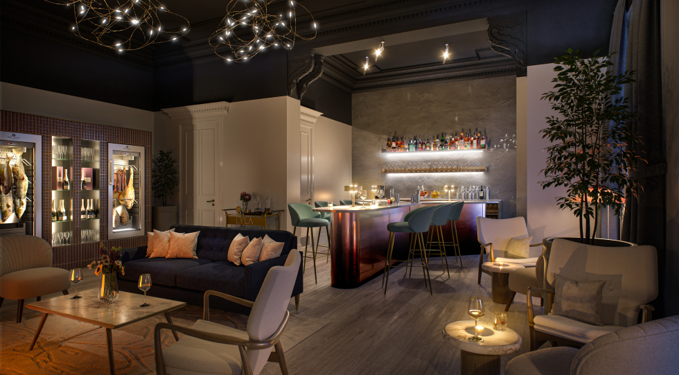 Lyla, a hotel and wine bar in Edinburgh, UK.