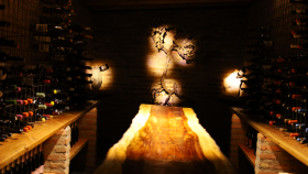 Interior of Fuente Toscana, Ovalle, Chile.