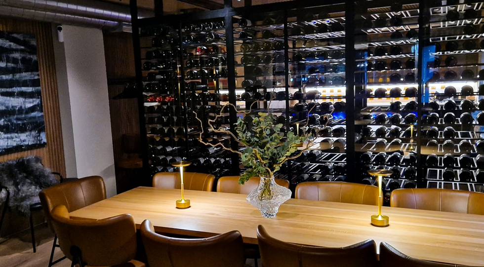 Interior of Bukken Vinbar, Oslo, Norway.