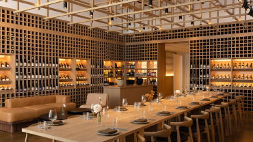 Interior of Café Vivant, Menlo Park, California, USA.