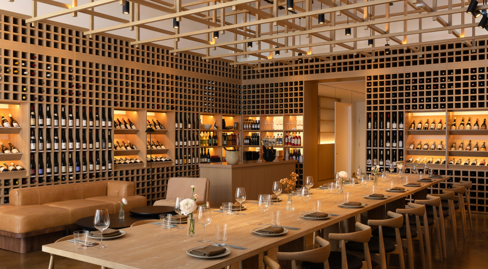 Interior of Café Vivant, Menlo Park, California, USA.