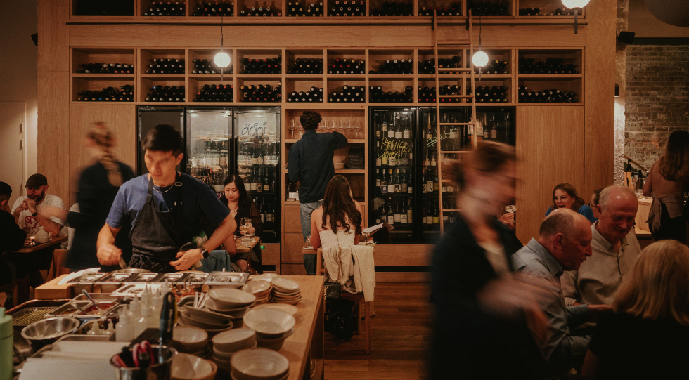 Interior of Bessie's, Sydney, Australia.
