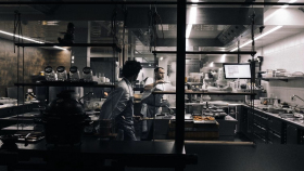 Kitchen at Mocking - Das Wirtshaus, Kitzbühel, Austria.