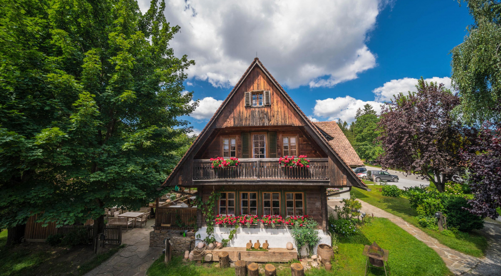 Exterior of Wirtshaus Jagawirt, St. Stefan ob Stainz, Austria.