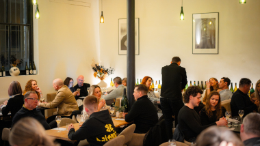 Interior of Portfolio MCR, Manchester, UK.