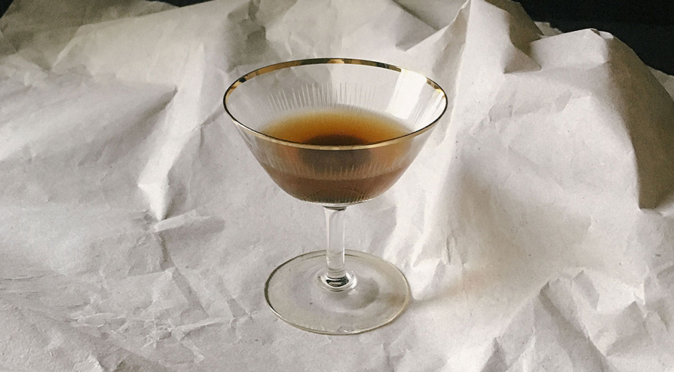 Drink at Bruder – Küche & Bar, Vienna, Austria.