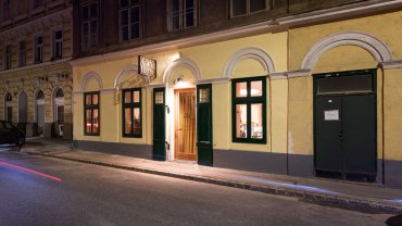 Exterior of Café Kandl, Vienna, Austria.