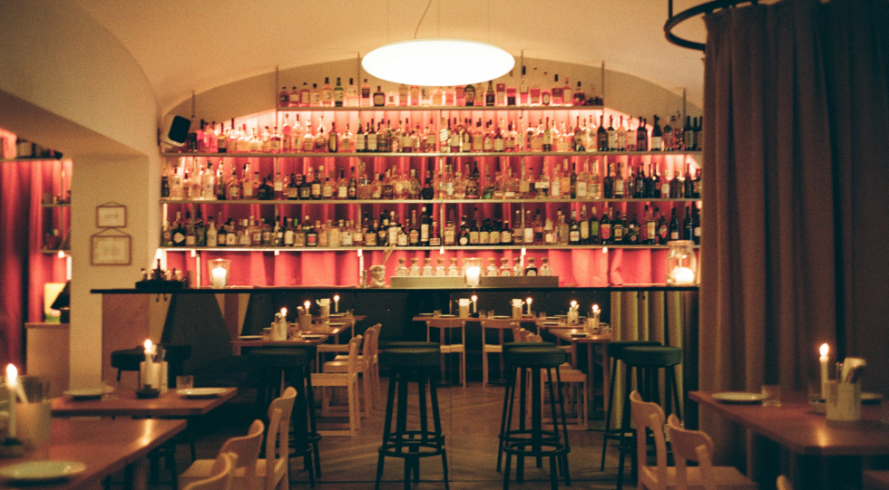 Café Kandl, a restaurant in Vienna, Austria.