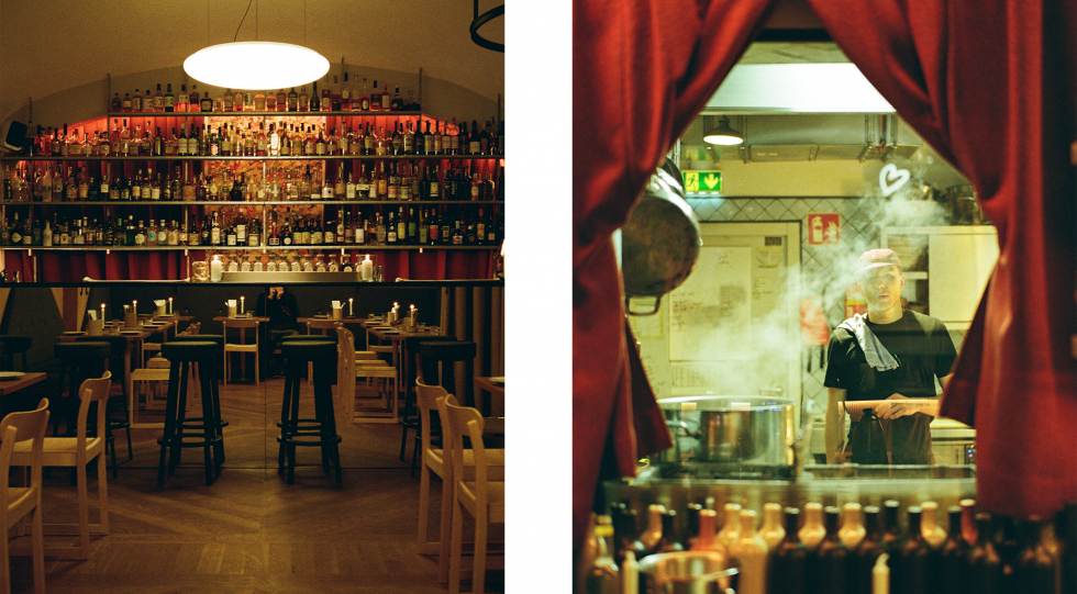 Café Kandl, a restaurant in Vienna, Austria.