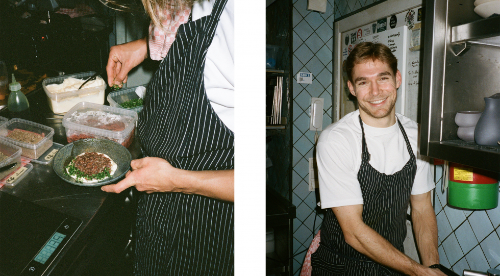 Staff at Café Kandl, Vienna, Austria.