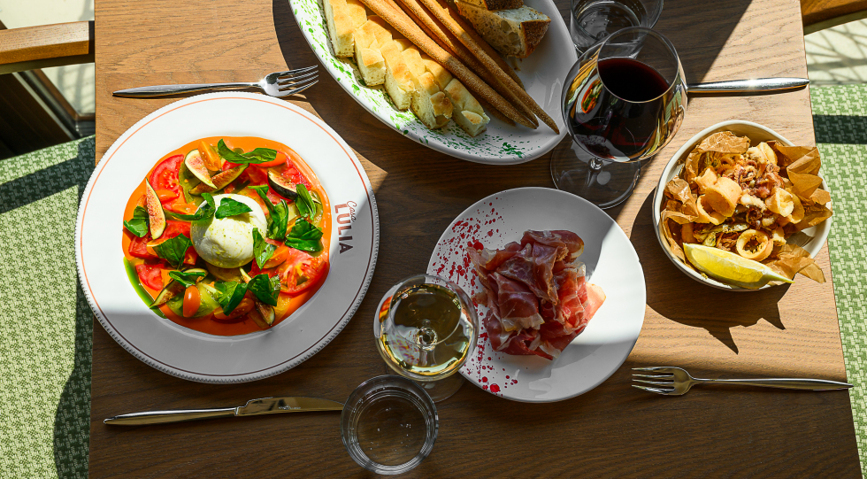 Casa Lulia, a wine bar and restaurant in Switzerland.