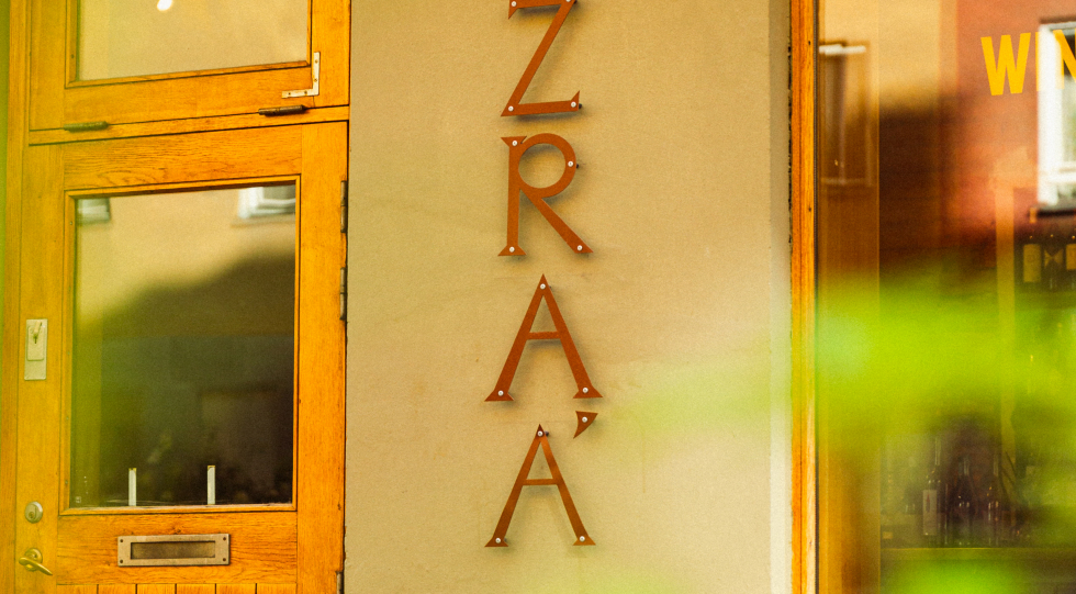 Mazra'a, a wine bar and restaurant in Stockholm, Sweden.