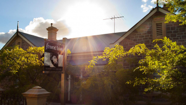 Exterior of fermentAsian in the Barossa Valley, South Australia.