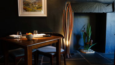 Interior of Old Stamp House, Ambleside, UK.