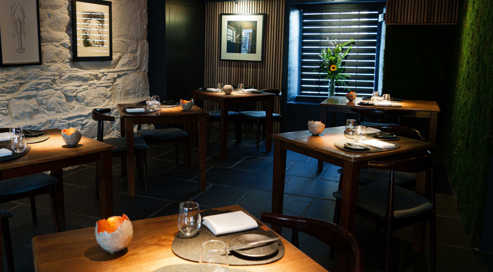 Interior of Old Stamp House, Ambleside, UK.