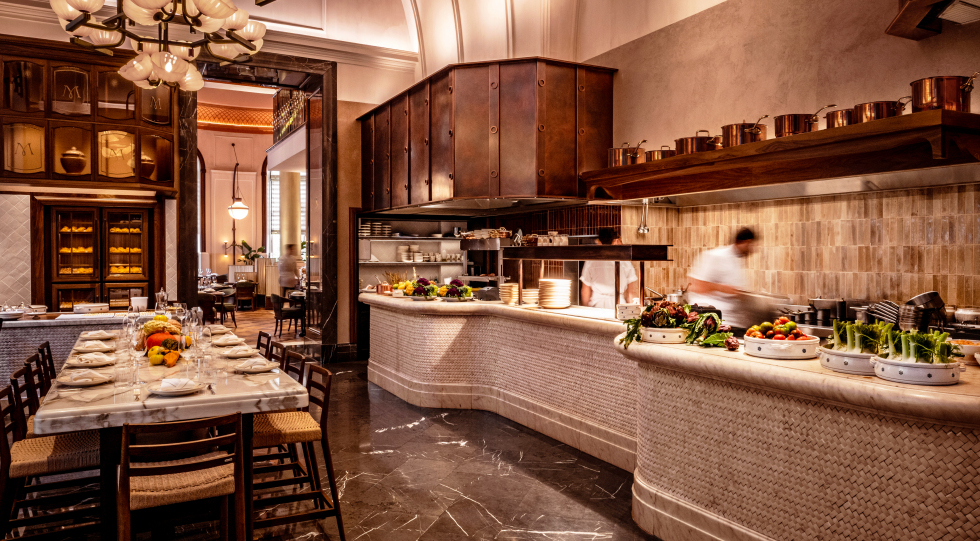 Open Kitchen at Mezzogiorno by Francesco Mazzei.