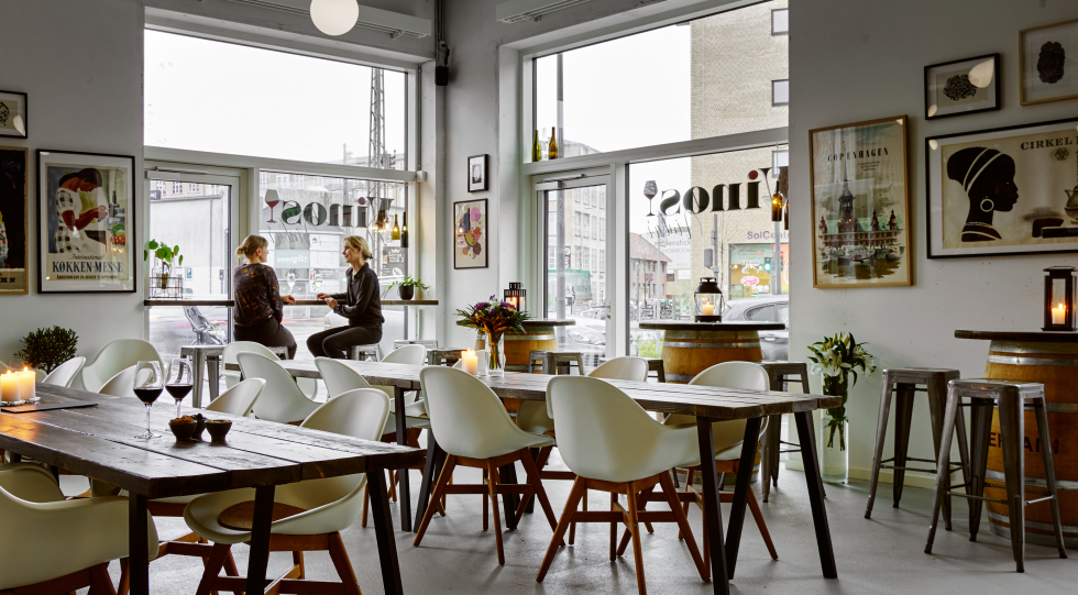Vinøs, a wine bar and restaurant in København K, Denmark.