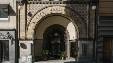 Exterior of Misshumasshu, Stockholm, Sweden.