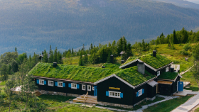 Exterior view of Hållfjället, Ottsjö, Sweden.