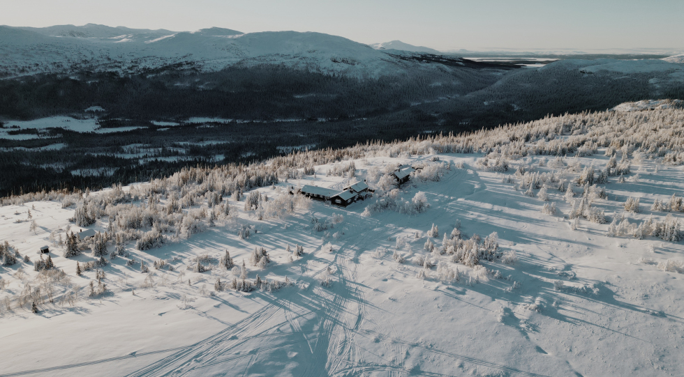 Exterior view of Hållfjället, Ottsjö, Sweden.
