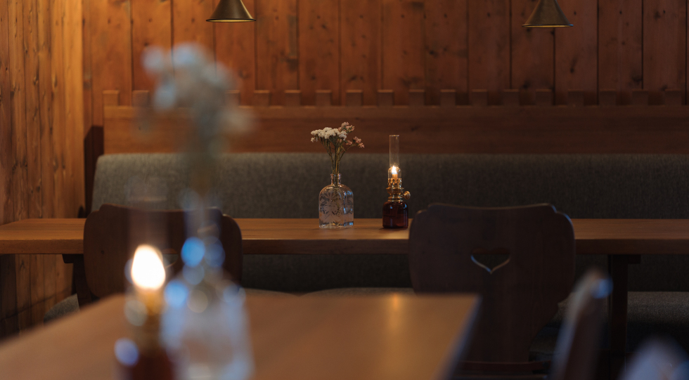 Interior of Hållfjället, Ottsjö, Sweden.