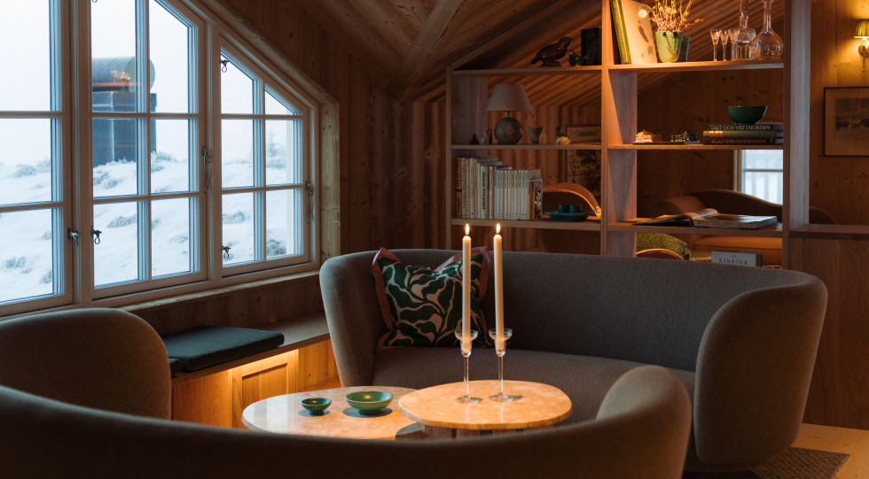 Interior of Hållfjället, Ottsjö, Sweden.