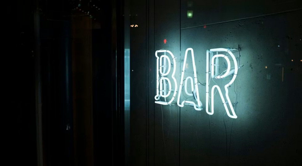 Sign at Facit Bar, Umeå, Sweden.