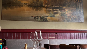 Interior of Les Chants d'Avril, Nantes, France.