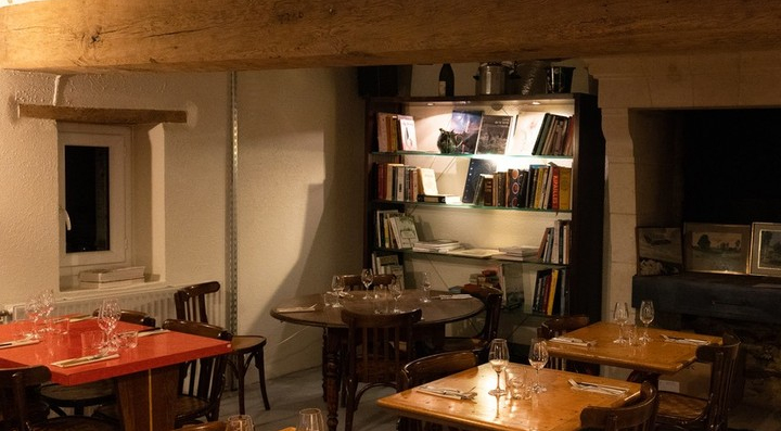 Interior of Popote & Pompette, Val-du-Layon, Loire, France.