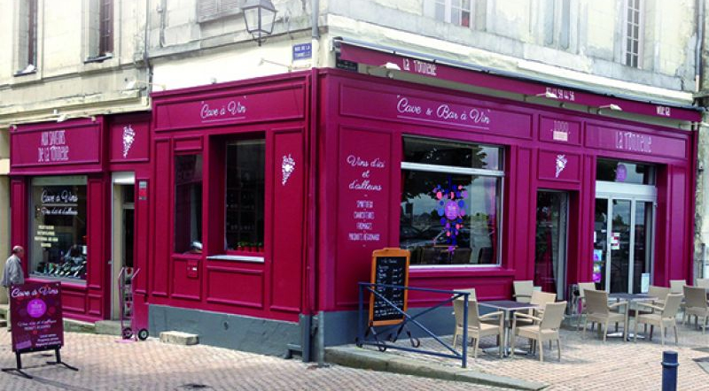 Exterior of La Tonnelle, Saumur, Loire.