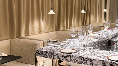 Interior of Babi, Paris, France.