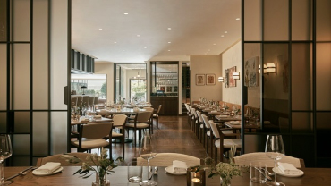 Interior of Labombe by Trivet wine bar/restaurant, London, UK.