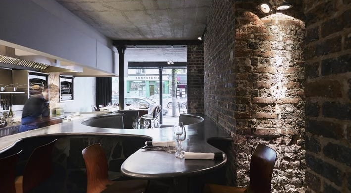 Interior of Table - Bruno Verjus, Paris, France.