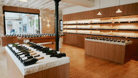 La Belle Cave Club , a wine bar in Bordeaux, France.