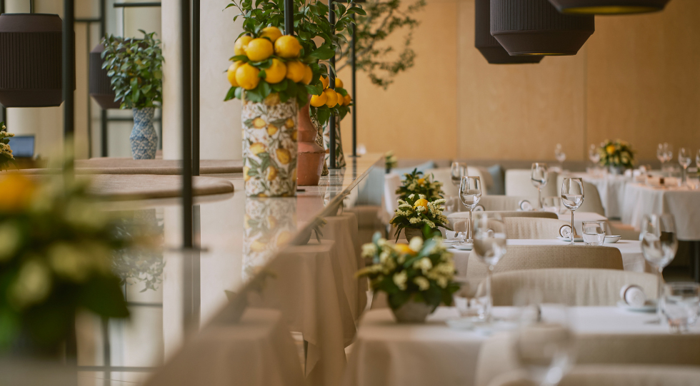Embassy Room La Marina, a restaurant in Bangkok, Thailand.