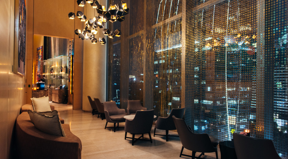 The Bar at Park Hyatt Bangkok, a wine bar in Thailand.